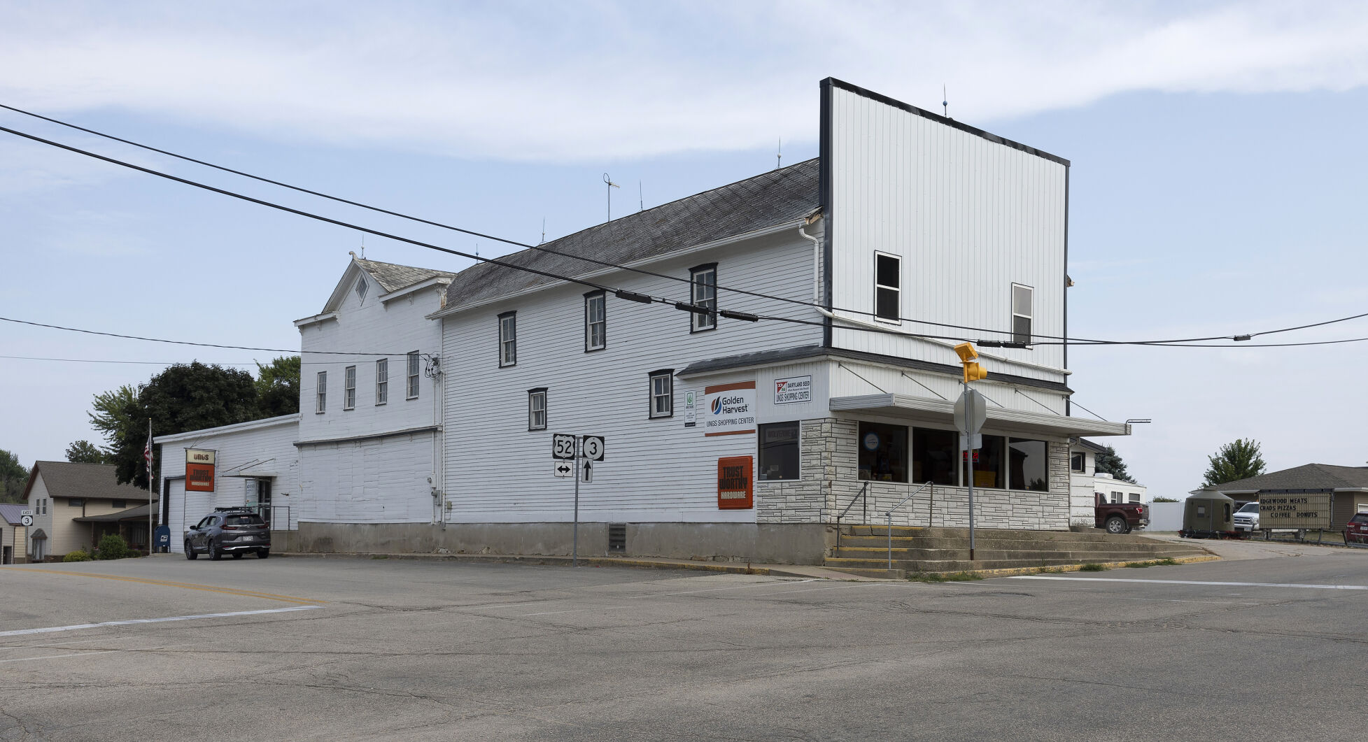 Exterior of Ungs Shopping Center in Luxemburg, Iowa.    PHOTO CREDIT: Stephen Gassman
Telegraph Herald