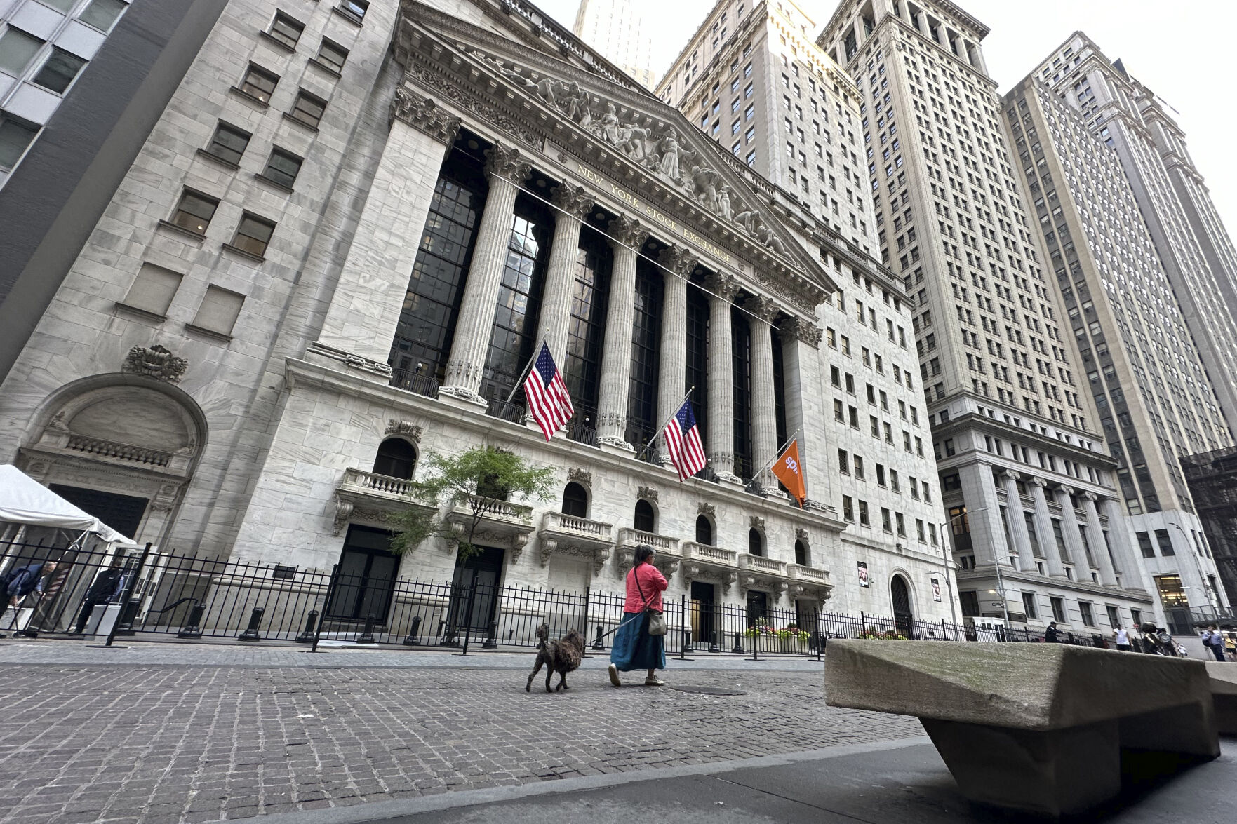 <p>FILE - The New York Stock Exchange is shown on June 18, 2024 in New York. European markets have opened higher on Thursday, June 20, 2024, after a mixed day of trading in Asia. Trading was thin after U.S. markets were closed in observance of Juneteenth. (AP Photo/Peter Morgan, File)</p>   PHOTO CREDIT: Peter Morgan - staff, ASSOCIATED PRESS