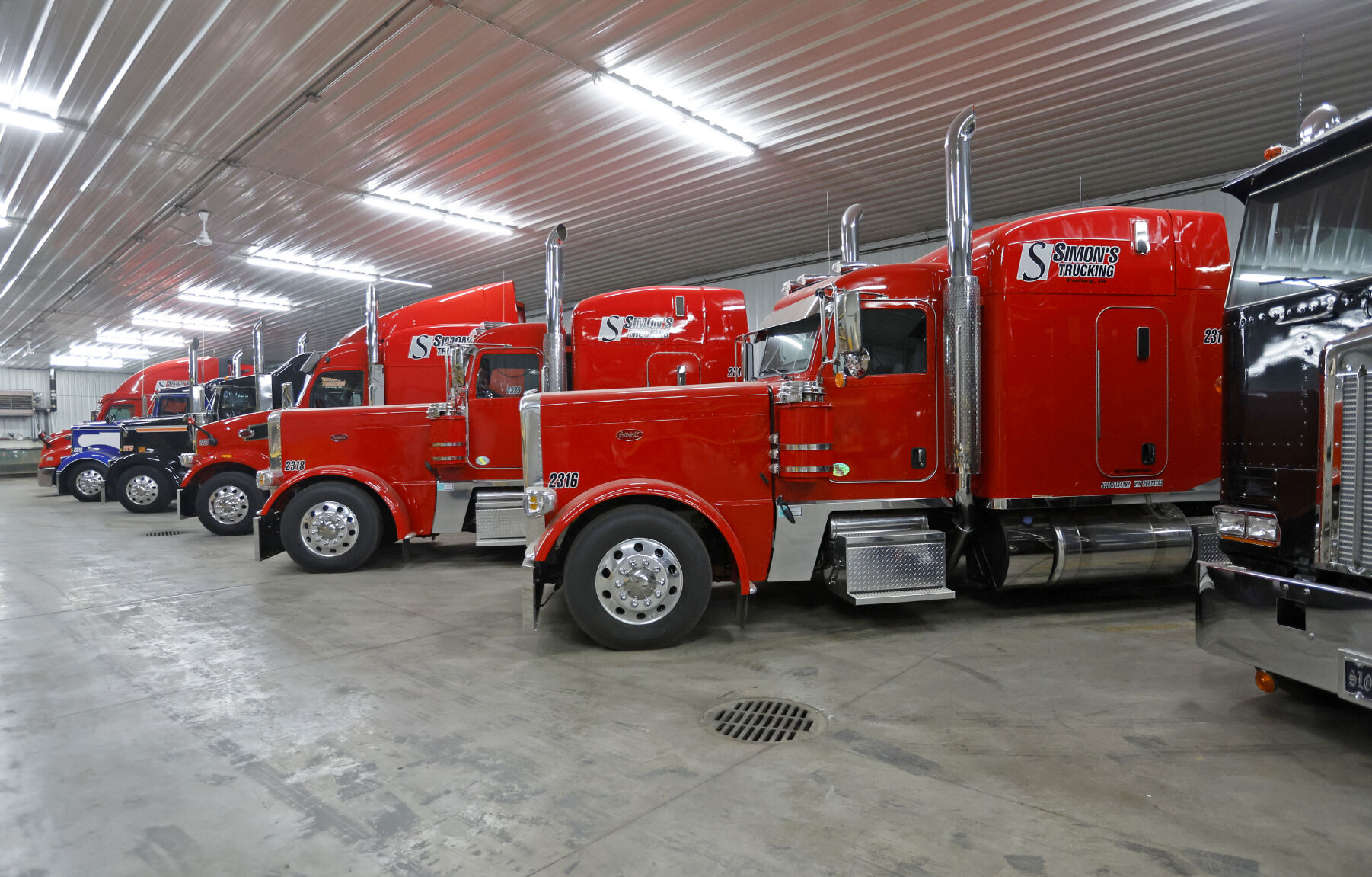 Simon’s Trucking in Farley, Iowa.    PHOTO CREDIT: File photo