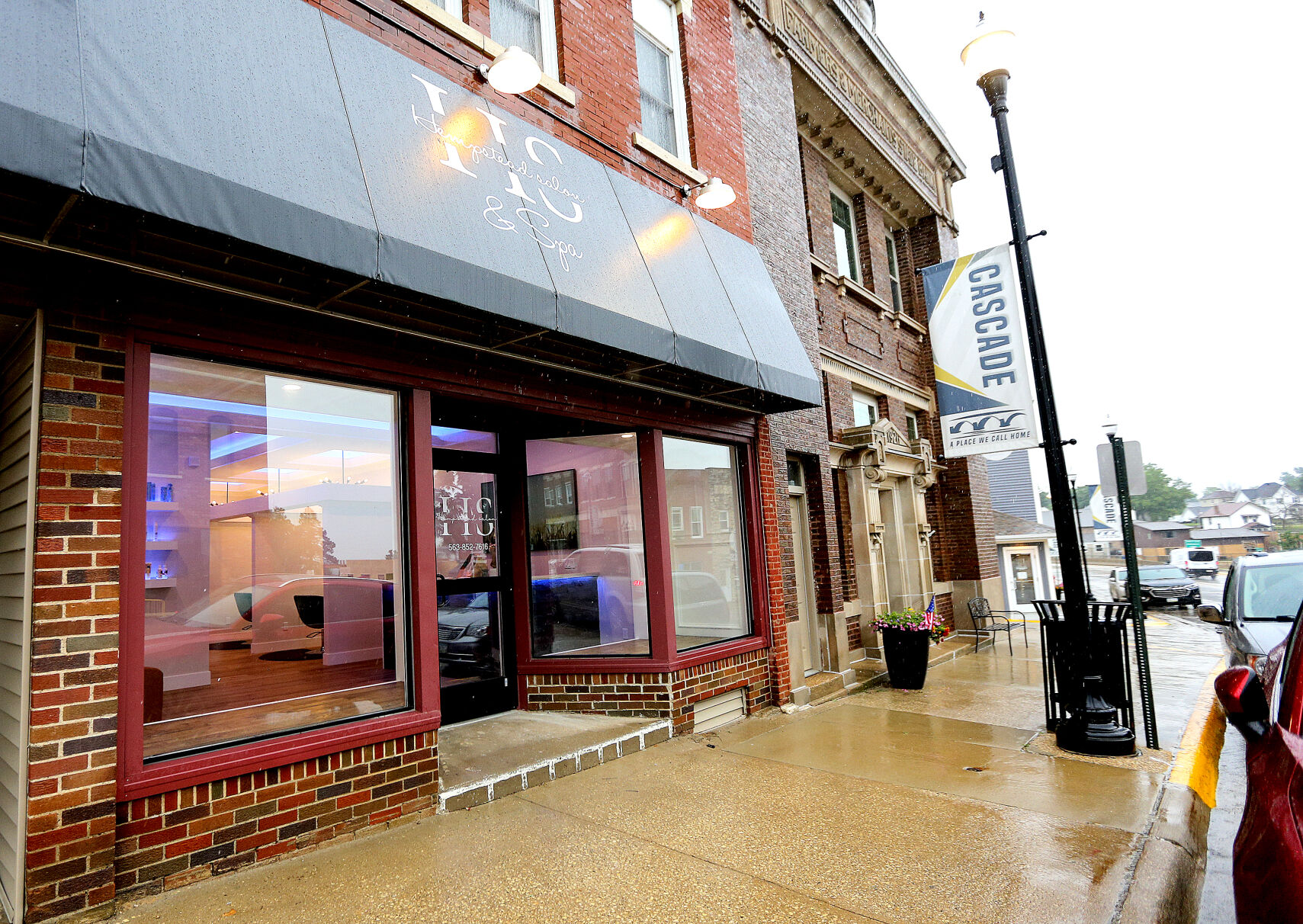 Hempstead Salon is located at 206 First Ave. W. in Cascade, Iowa.    PHOTO CREDIT: Dave Kettering