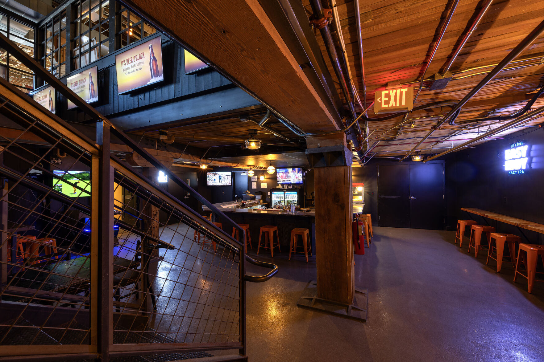 The main bar at The Jester