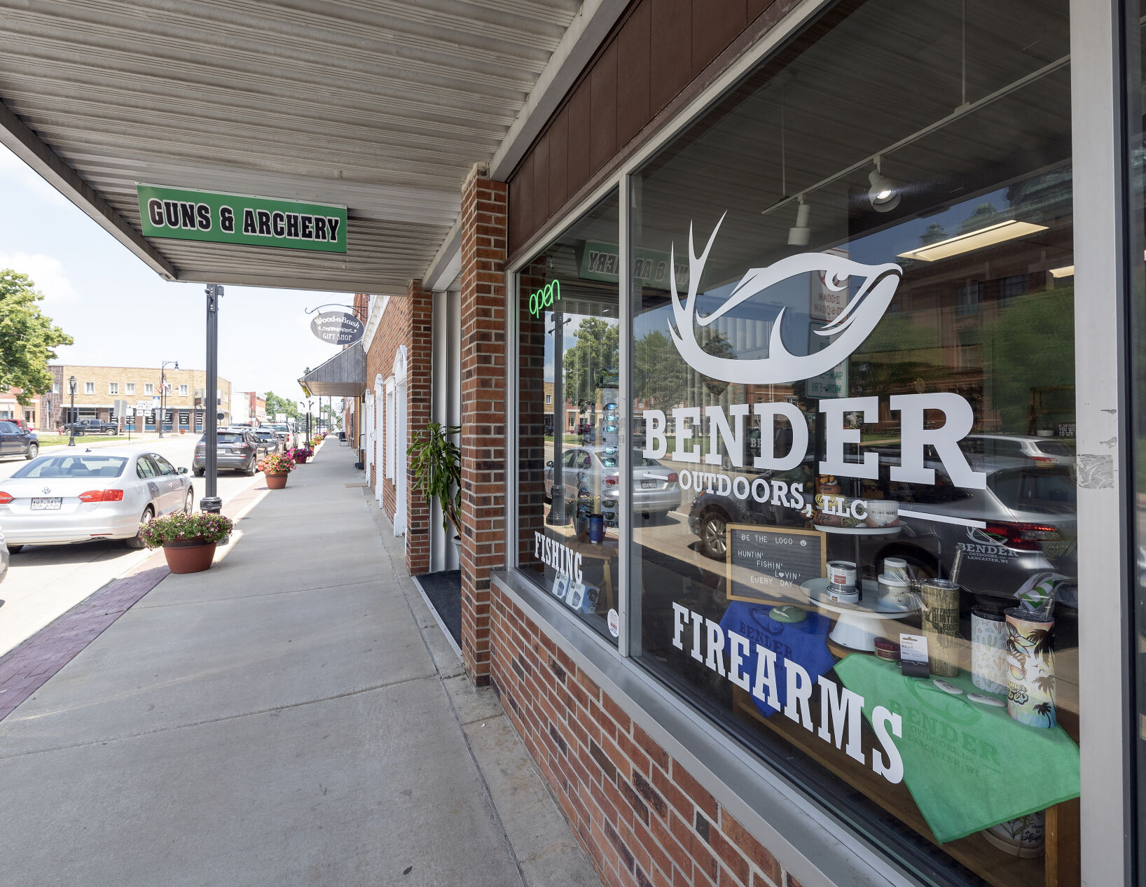 The exterior of Bender Outdoors in Lancaster, Wis.    PHOTO CREDIT: Stephen Gassman