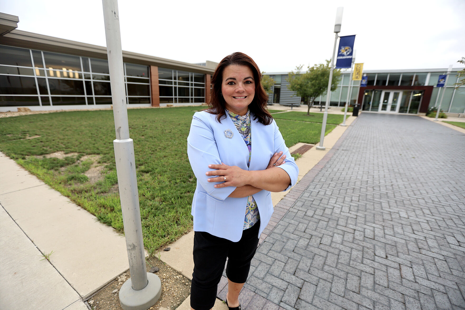 Amy Lasack, vice president of business and community solutions at Northeast Iowa Community College.    PHOTO CREDIT: Dave Kettering