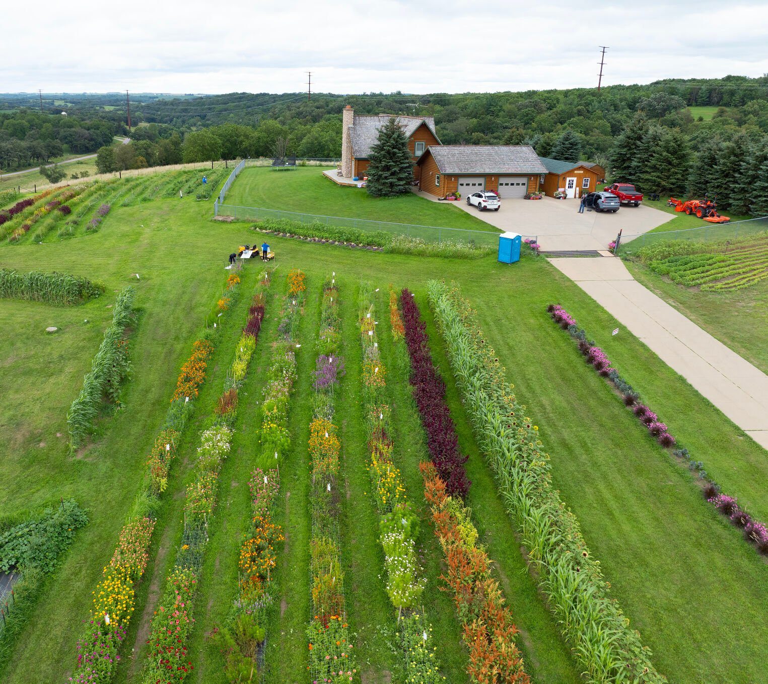 Rech Family Gardens, 4499 Coon Hollow Road in rural Lancaster.    PHOTO CREDIT: Stephen Gassman