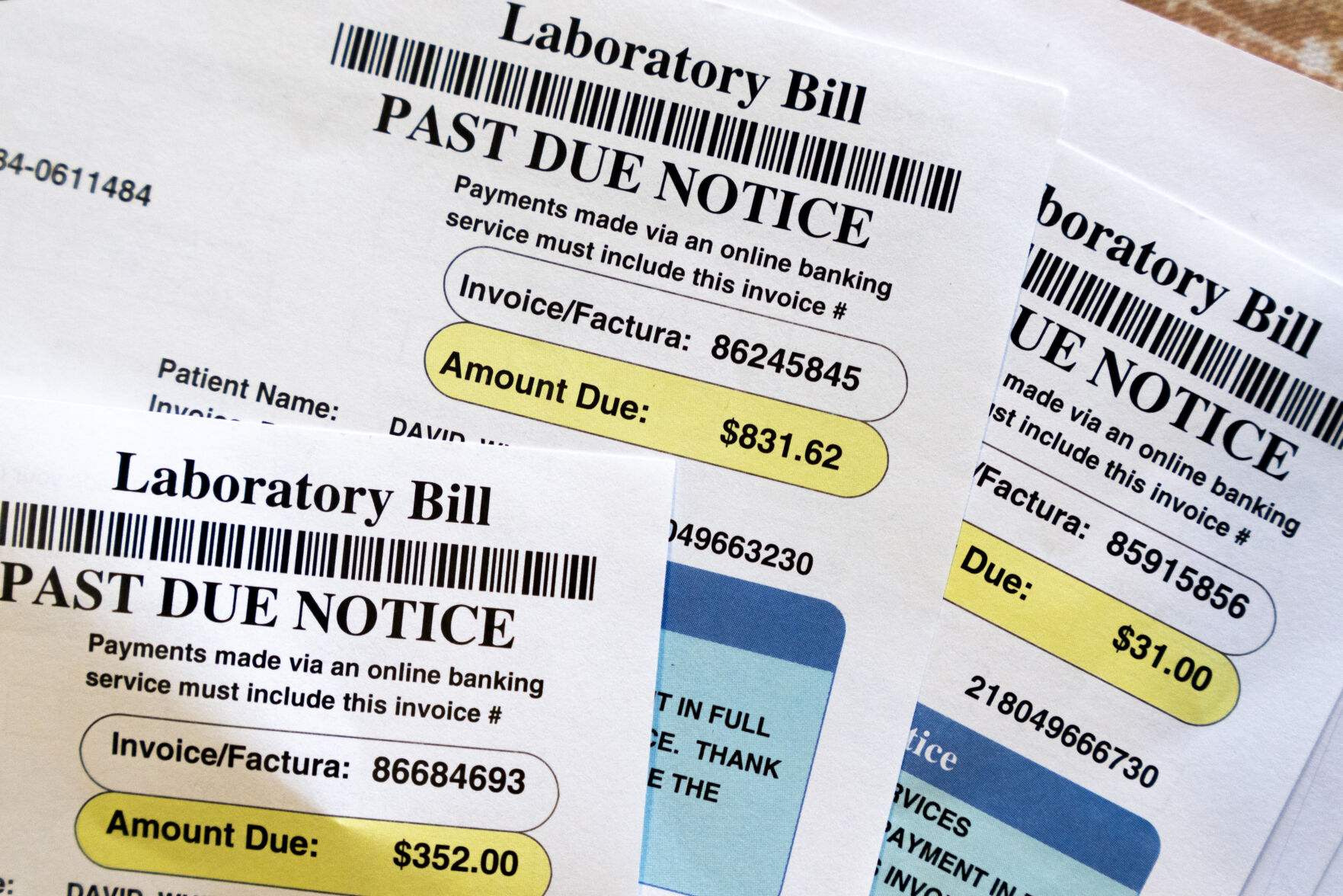 <p>FILE - Medical bills are seen in Temple Hills, Md., on June 26, 2023. (AP Photo/Jacquelyn Martin, File)</p>   PHOTO CREDIT: Jacquelyn Martin