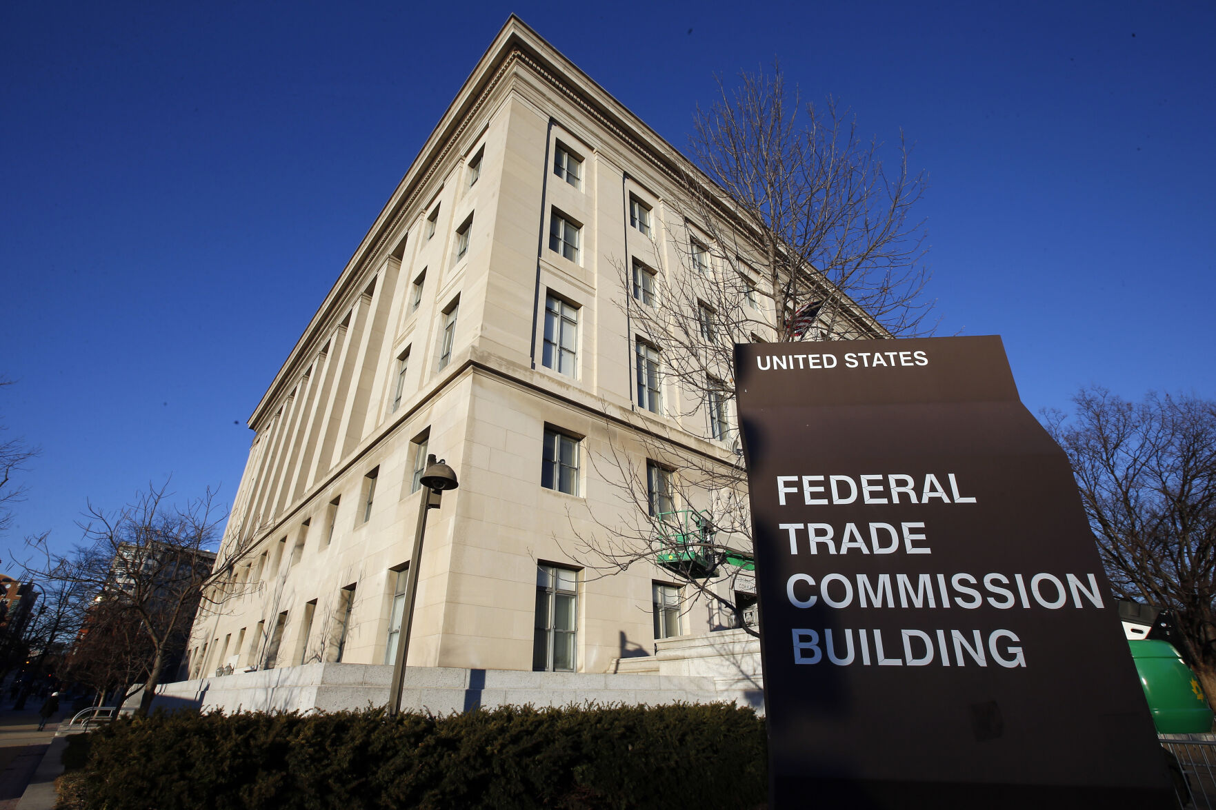 <p>FILE - The Federal Trade Commission building in Washington is shown on Jan. 28, 2015. (AP Photo/Alex Brandon, File)</p>   PHOTO CREDIT: Alex Brandon