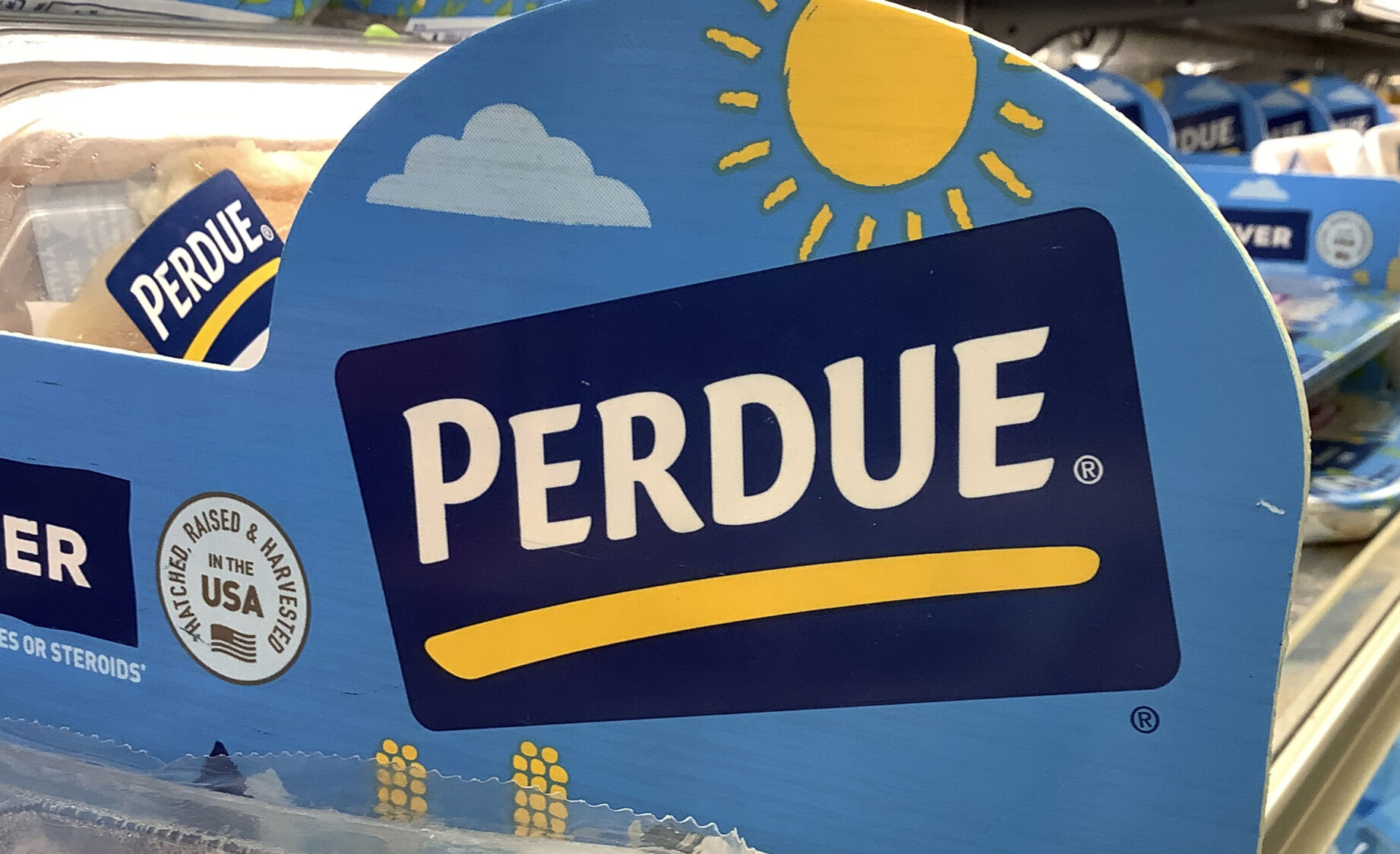 <p>Perdue products sit in a poultry section of a supermarket in Palisades Park, N.J., Sunday, Aug. 18, 2024. (AP Photo/Pablo Salinas)</p>   PHOTO CREDIT: Pablo Salinas 