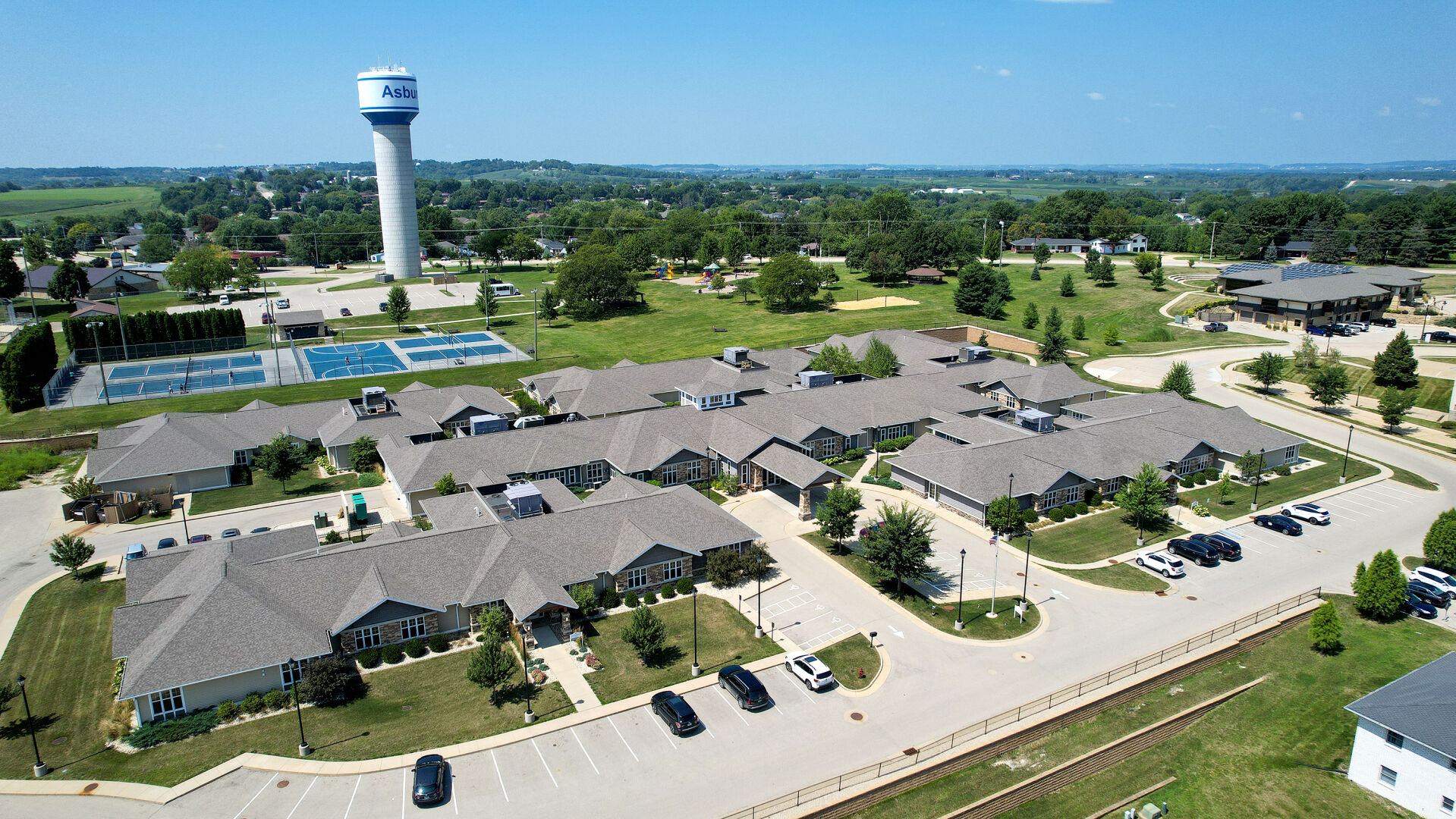 Luther Manor’s Grand Meadows campus in Asbury, Iowa.    PHOTO CREDIT: Dave Kettering