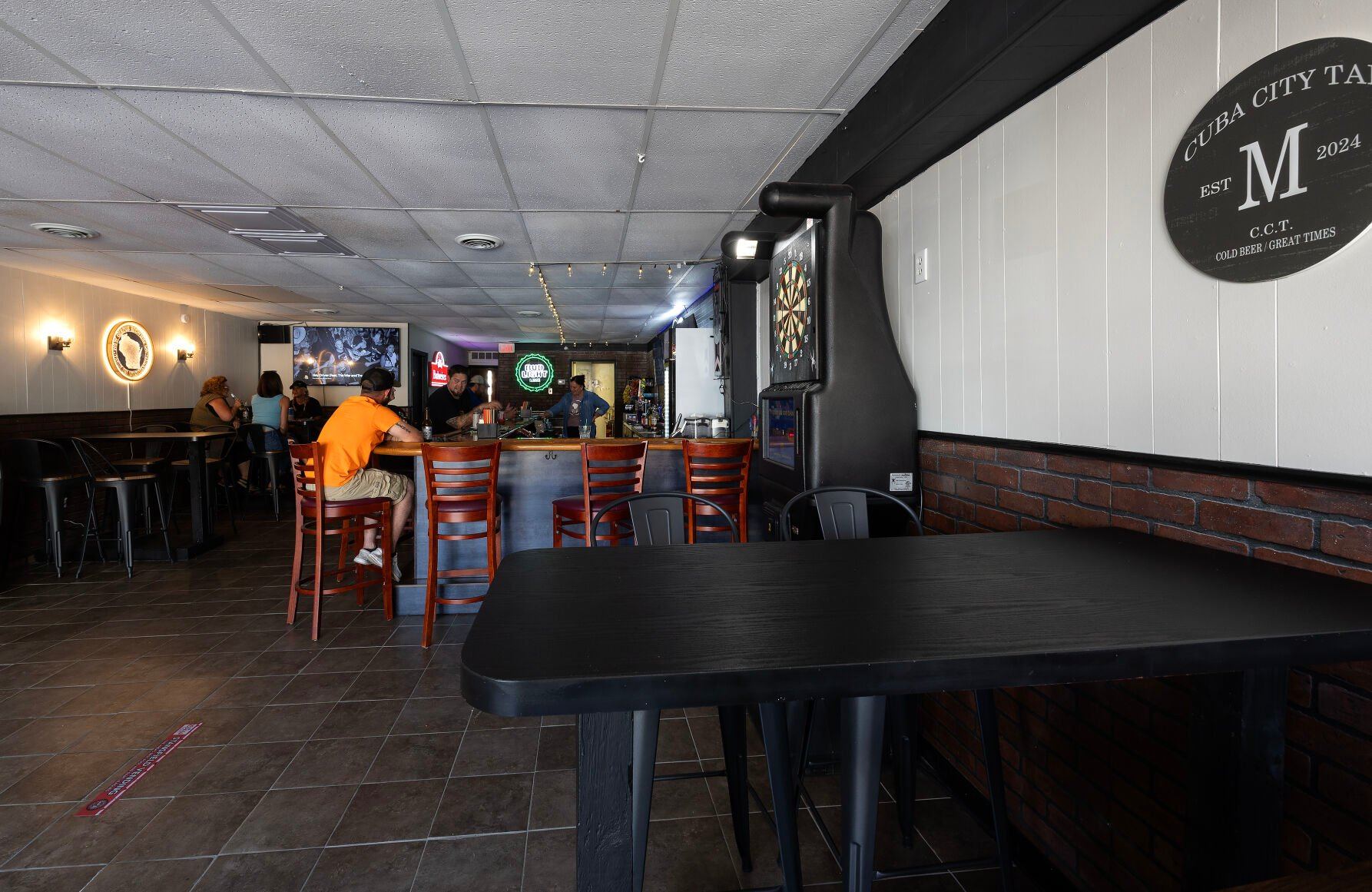 The interior of the Cuba City Tap in Cuba City, Wis., on Friday.    PHOTO CREDIT: Gassman