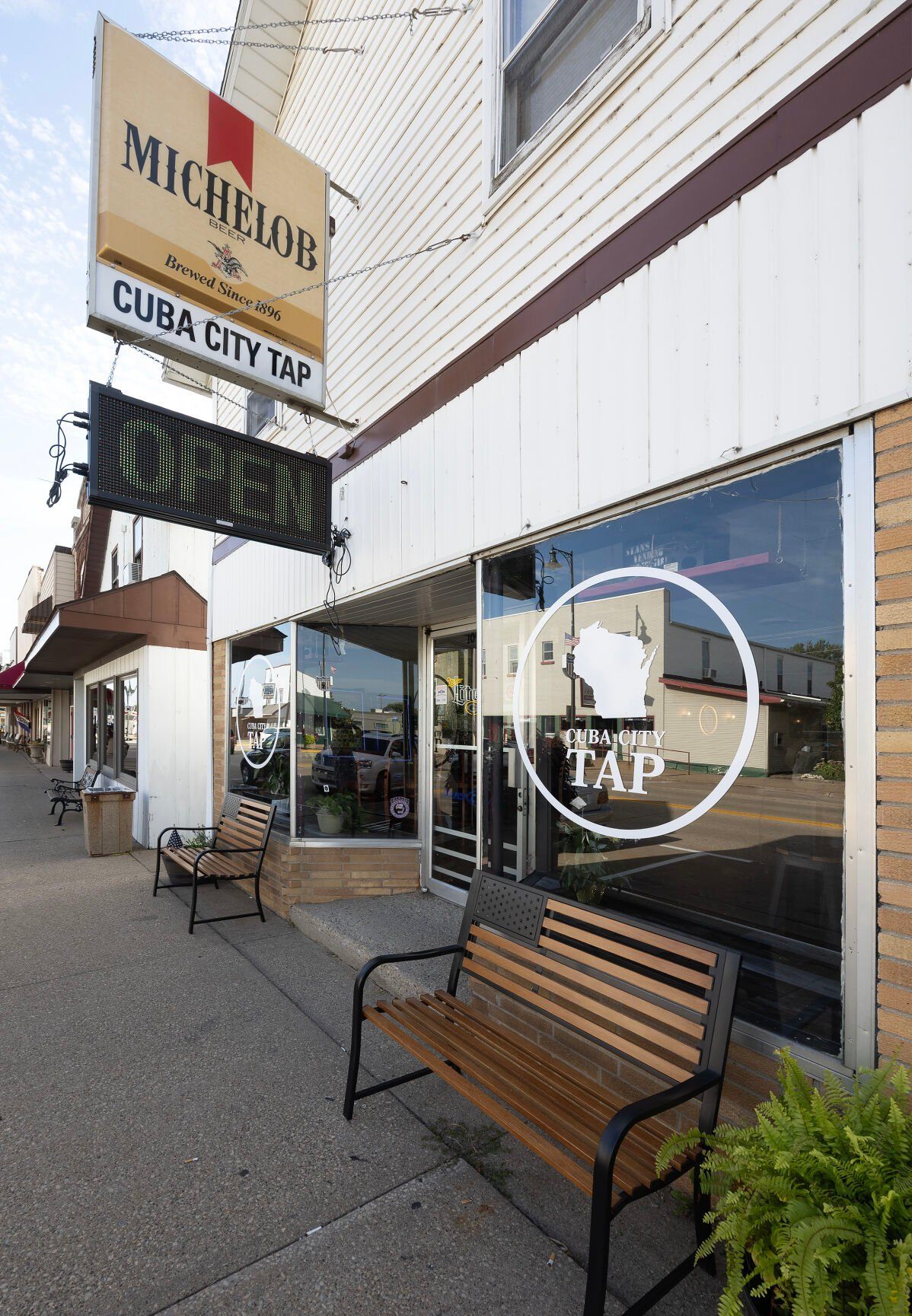 The exterior of Cuba City Tap, which recently opened in Cuba City, Wis.    PHOTO CREDIT: Gassman