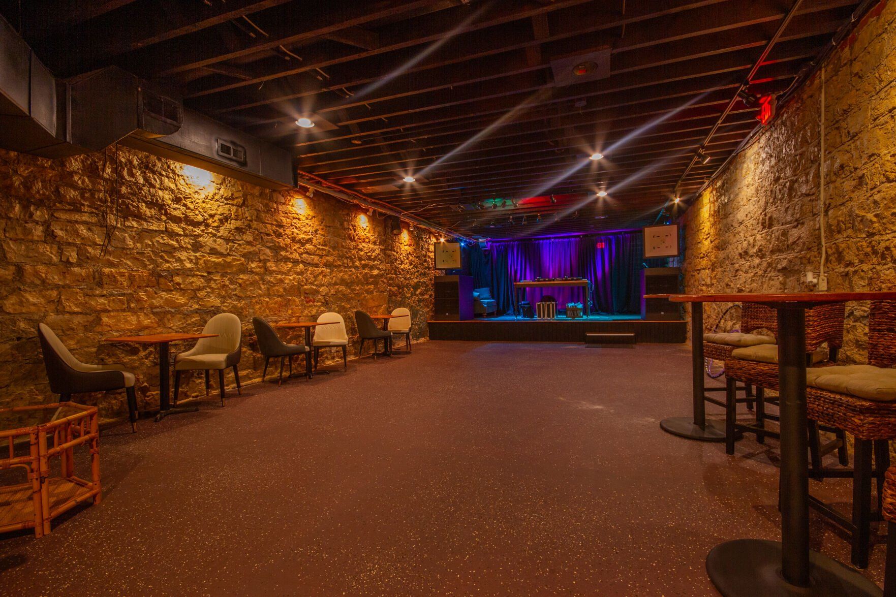 Interior lower level of The Goose in Dubuque.    PHOTO CREDIT: Contributed