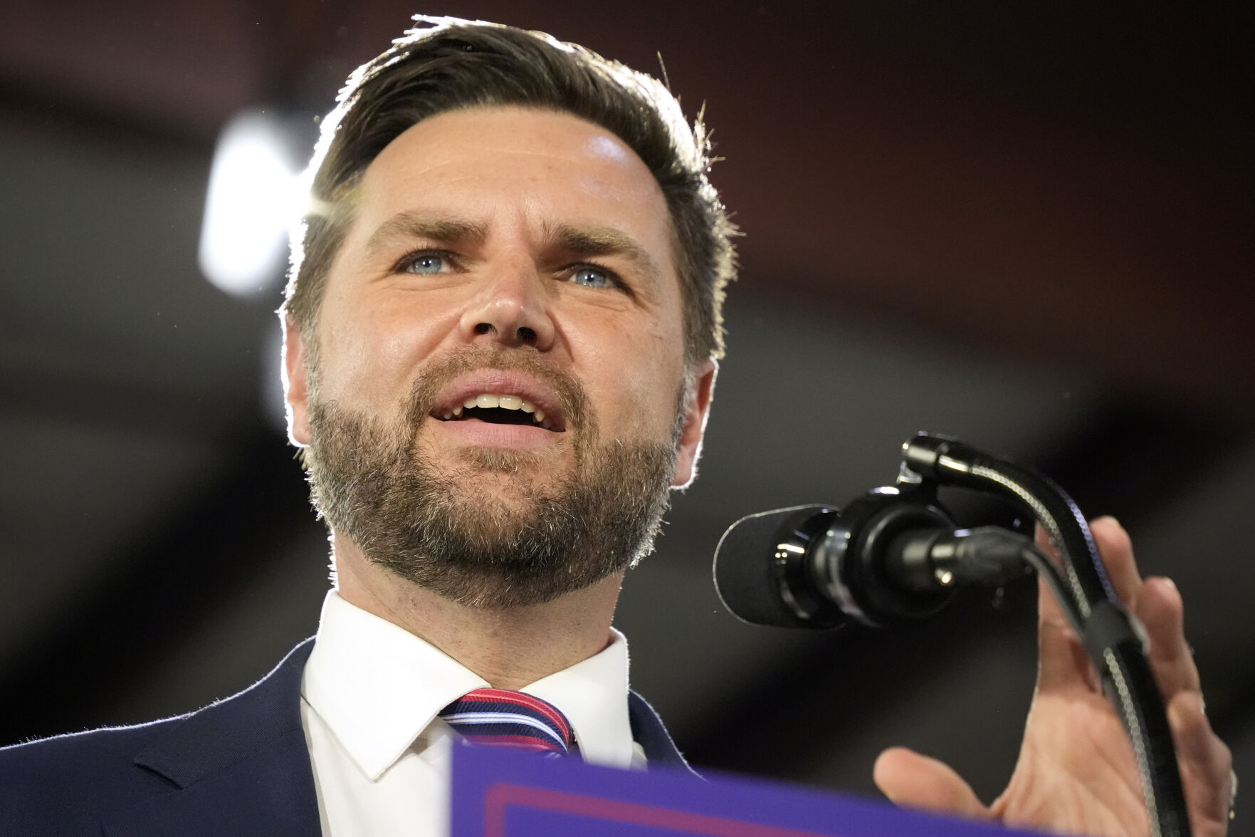 <p>FILE - Republican vice presidential nominee Sen. JD Vance, R-Ohio, speaks at a campaign event in Erie, Pa., Aug. 28, 2024. (AP Photo/Gene J. Puskar, File)</p>   PHOTO CREDIT: Gene J. Puskar 