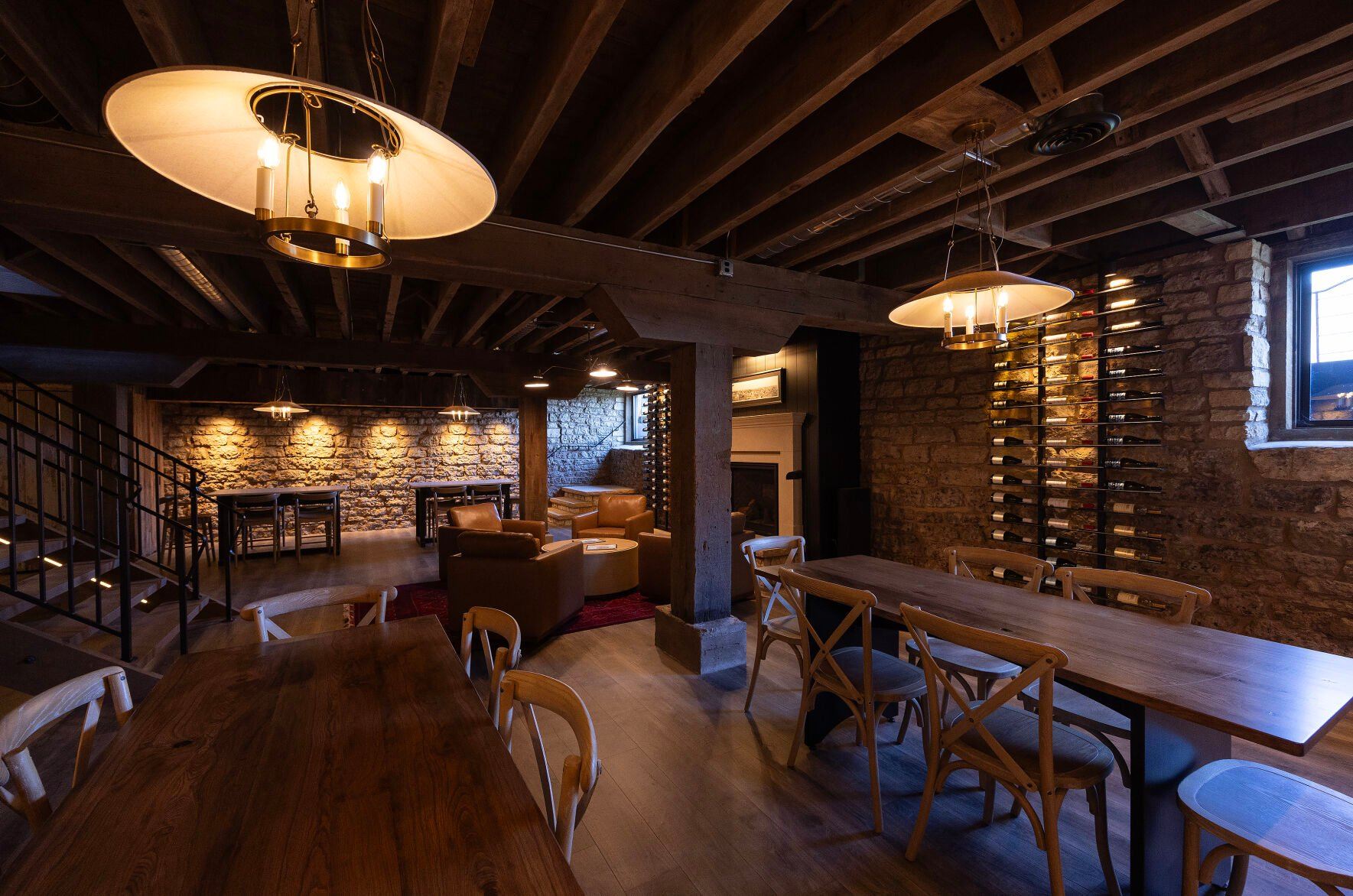 The interior of The Cellar at Millwork in Dyersville, Iowa.    PHOTO CREDIT: Gassman