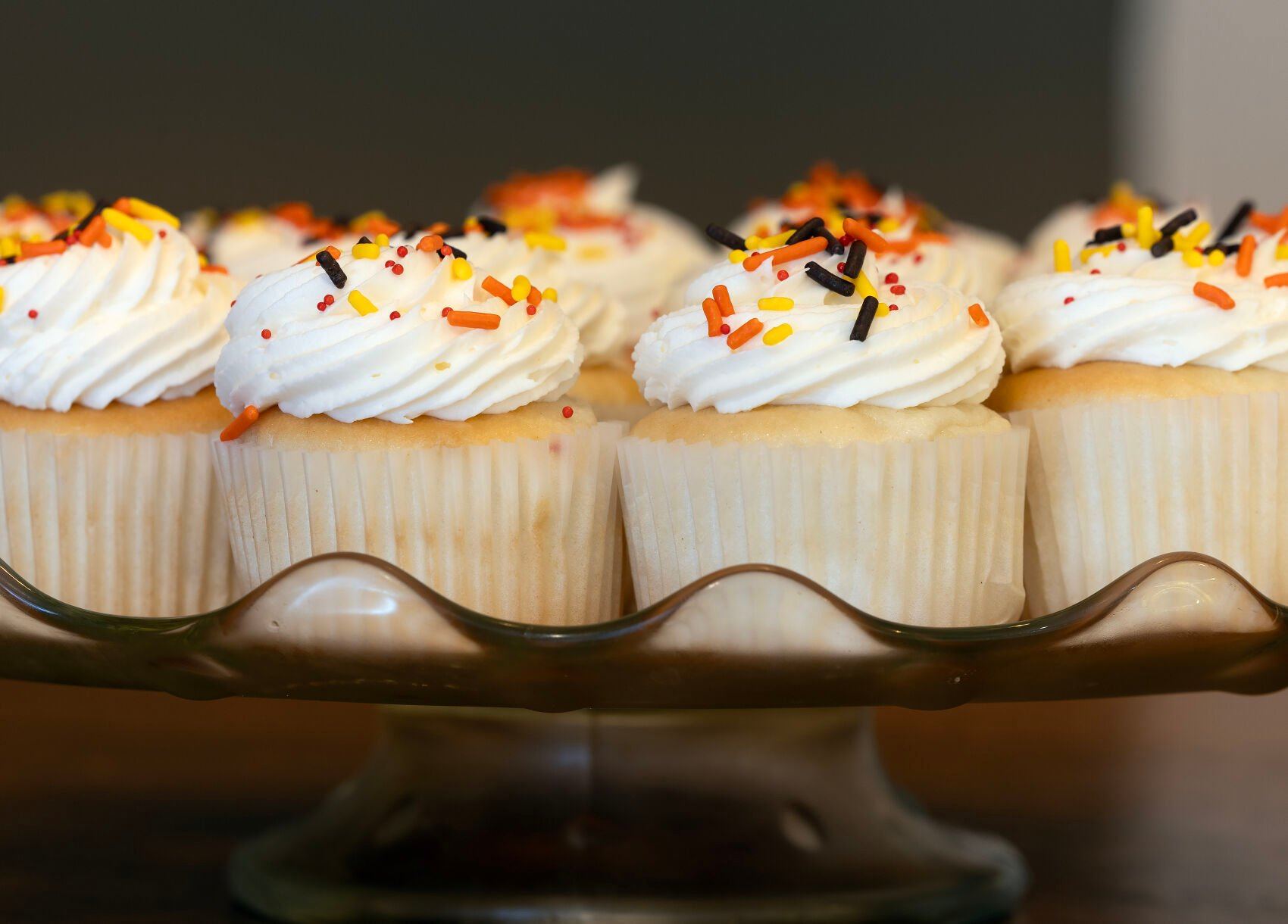 A plate of cupcakes at Cake and Eat it Too in Platteville, Wis., on Wednesday.    PHOTO CREDIT: Stephen Gassman