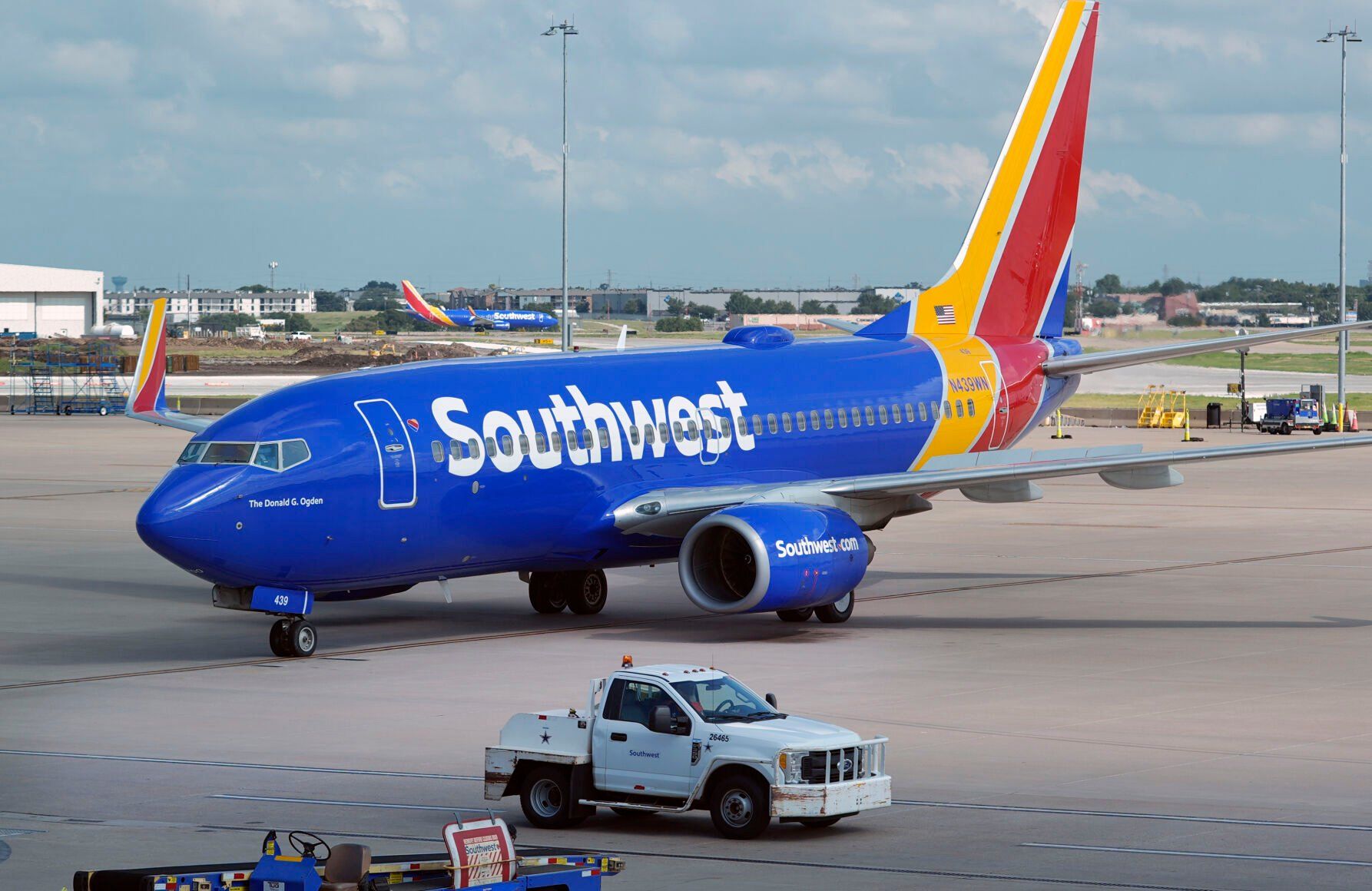 <p>FILE - A Southwest Airlines plane moves to depart from Love Field in Dallas, July 25, 2024. (AP Photo/LM Otero, File)</p>   PHOTO CREDIT: LM Otero 