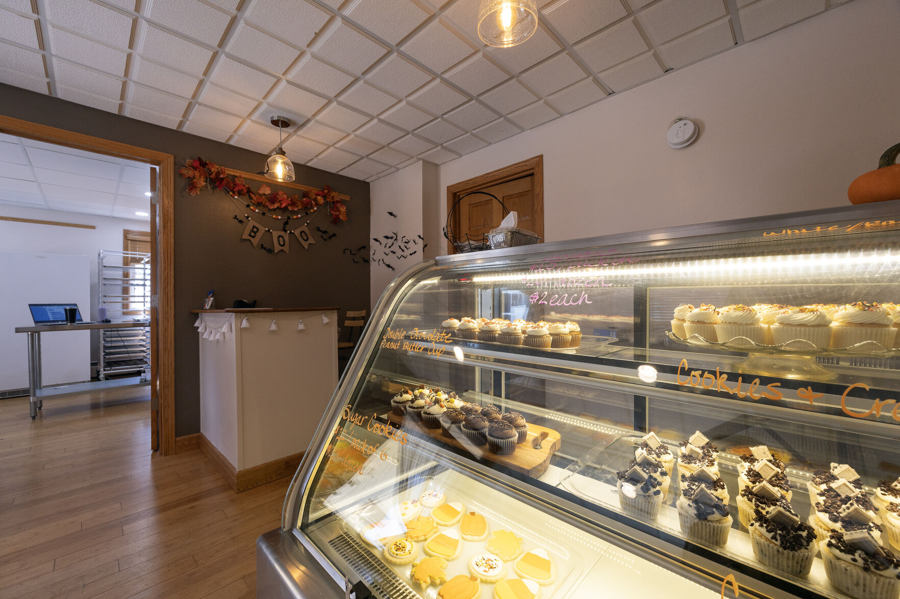 The interior and display case at Cake and Eat it Too in Platteville, Wis., on Wednesday, Sept. 25, 2024.    PHOTO CREDIT: Gassman