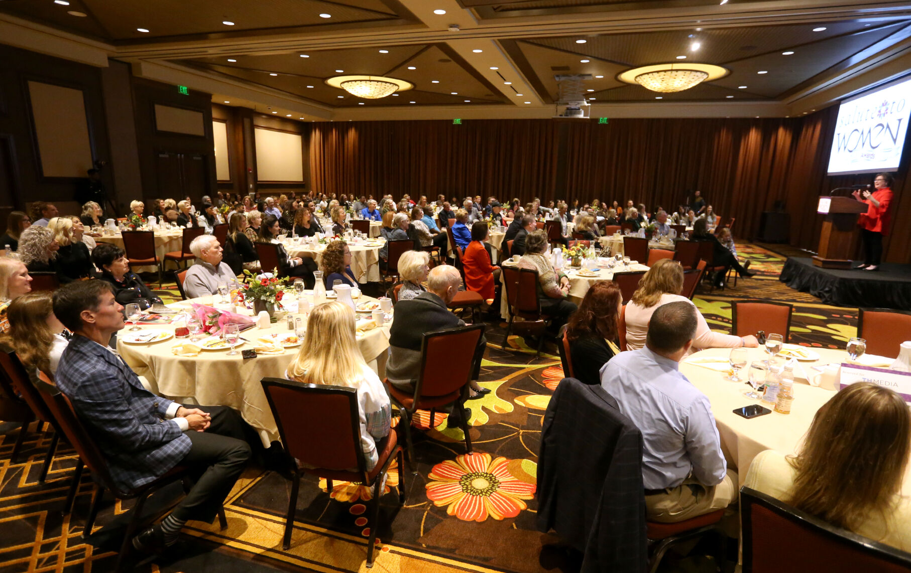 People attend the Salute to Women Awards at Diamond Jo Casino in Dubuque on Wednesday, Oct. 5, 2022.    PHOTO CREDIT: JESSICA REILLY