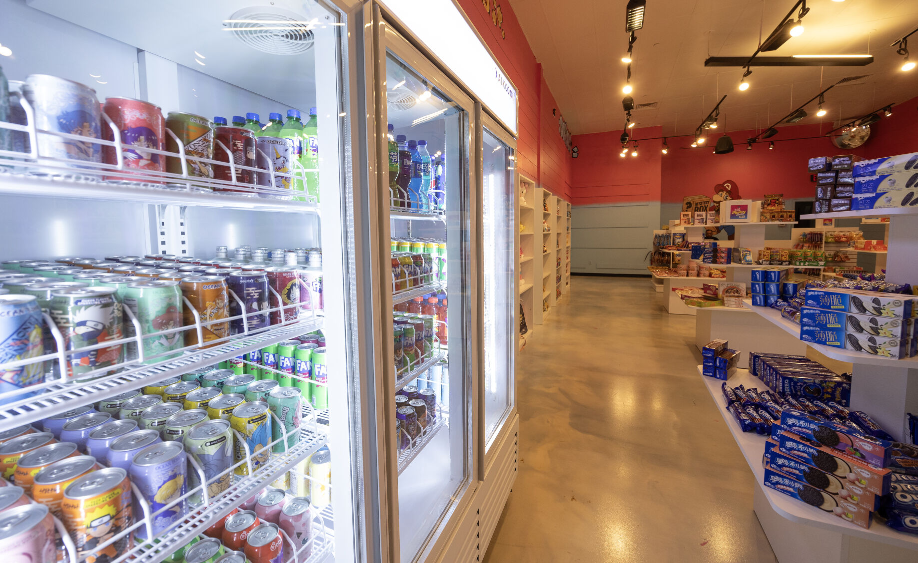 Products are displayed at Exotic Snack Guys at Kennedy Mall in Dubuque.    PHOTO CREDIT: Stephen Gassman