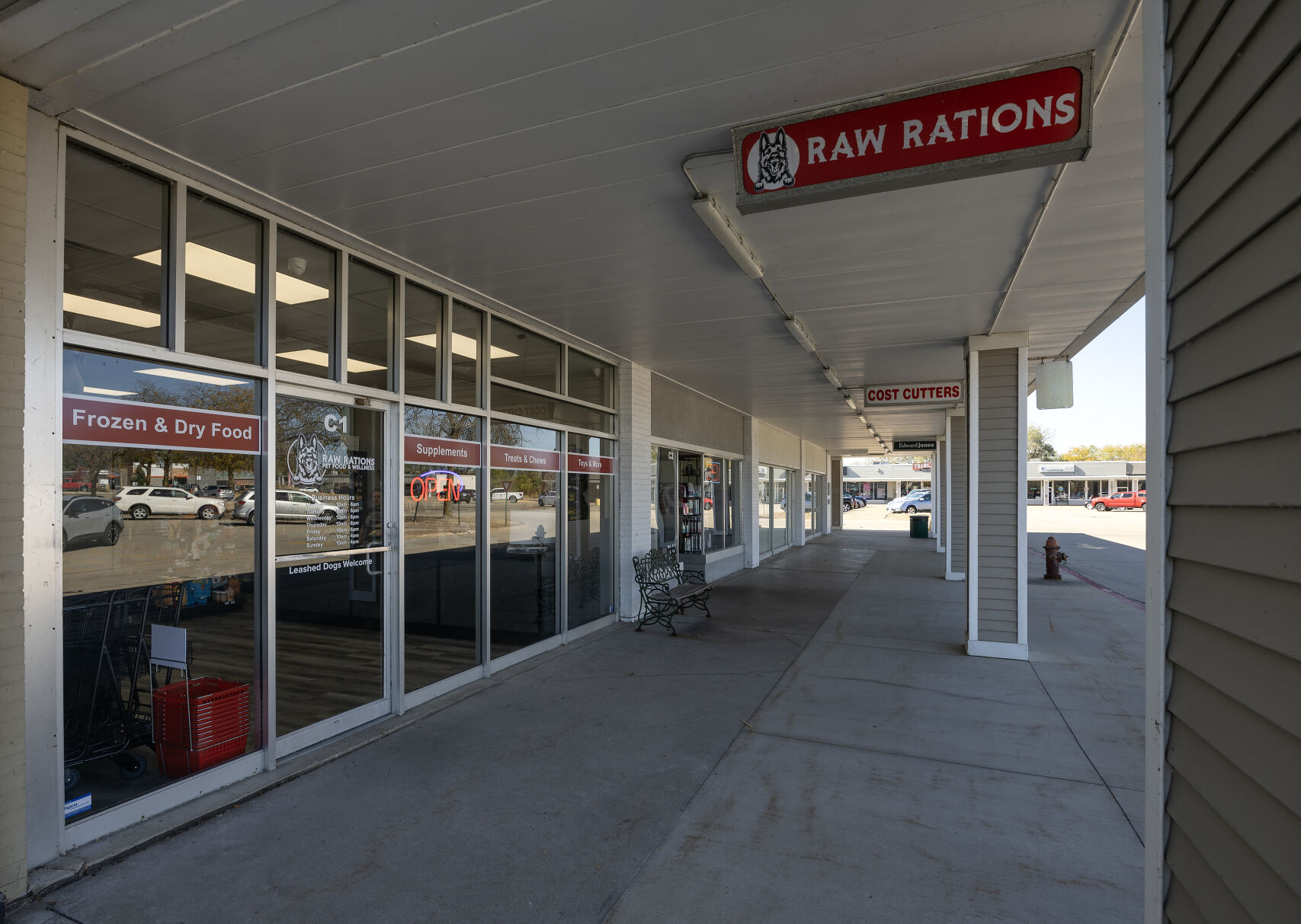 The exterior of Raw Rations Pet Food & Wellness in Dubuque on Friday, Oct. 18, 2024.    PHOTO CREDIT: Gassman