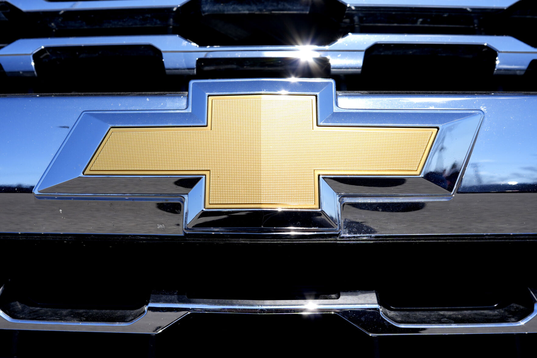 <p>FILE - The Chevrolet logo is seen at a new and used vehicles dealership in Palatine, Ill., on March 20, 2024. (AP Photo/Nam Y. Huh)</p>   PHOTO CREDIT: Nam Y. Huh 