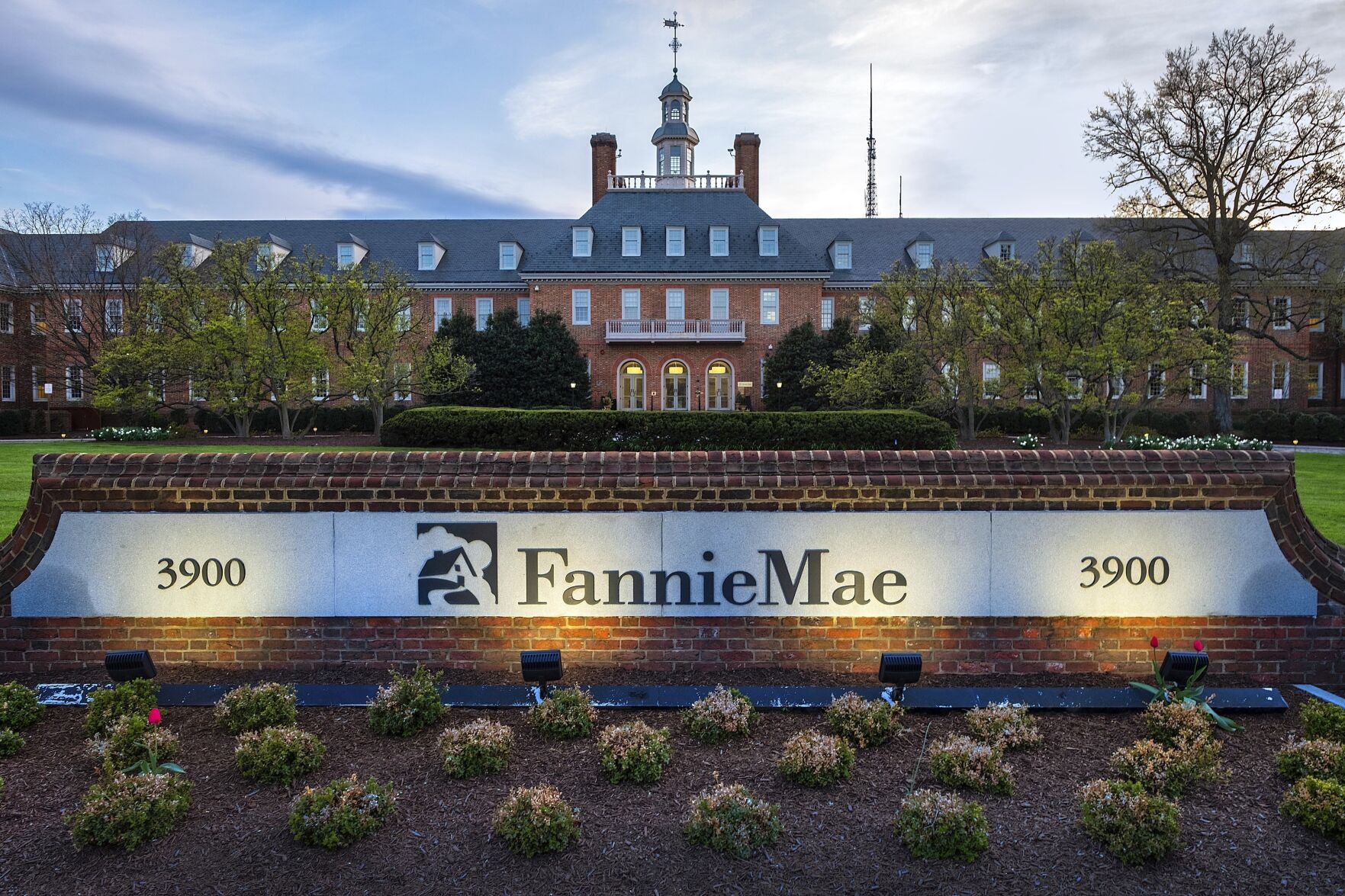 <p>FILE- This April 21, 2018, file photo shows the Fannie Mae headquarters building in Washington. (AP Photo/J. David Ake, File)</p>   PHOTO CREDIT: J. David Ake - staff, ASSOCIATED PRESS