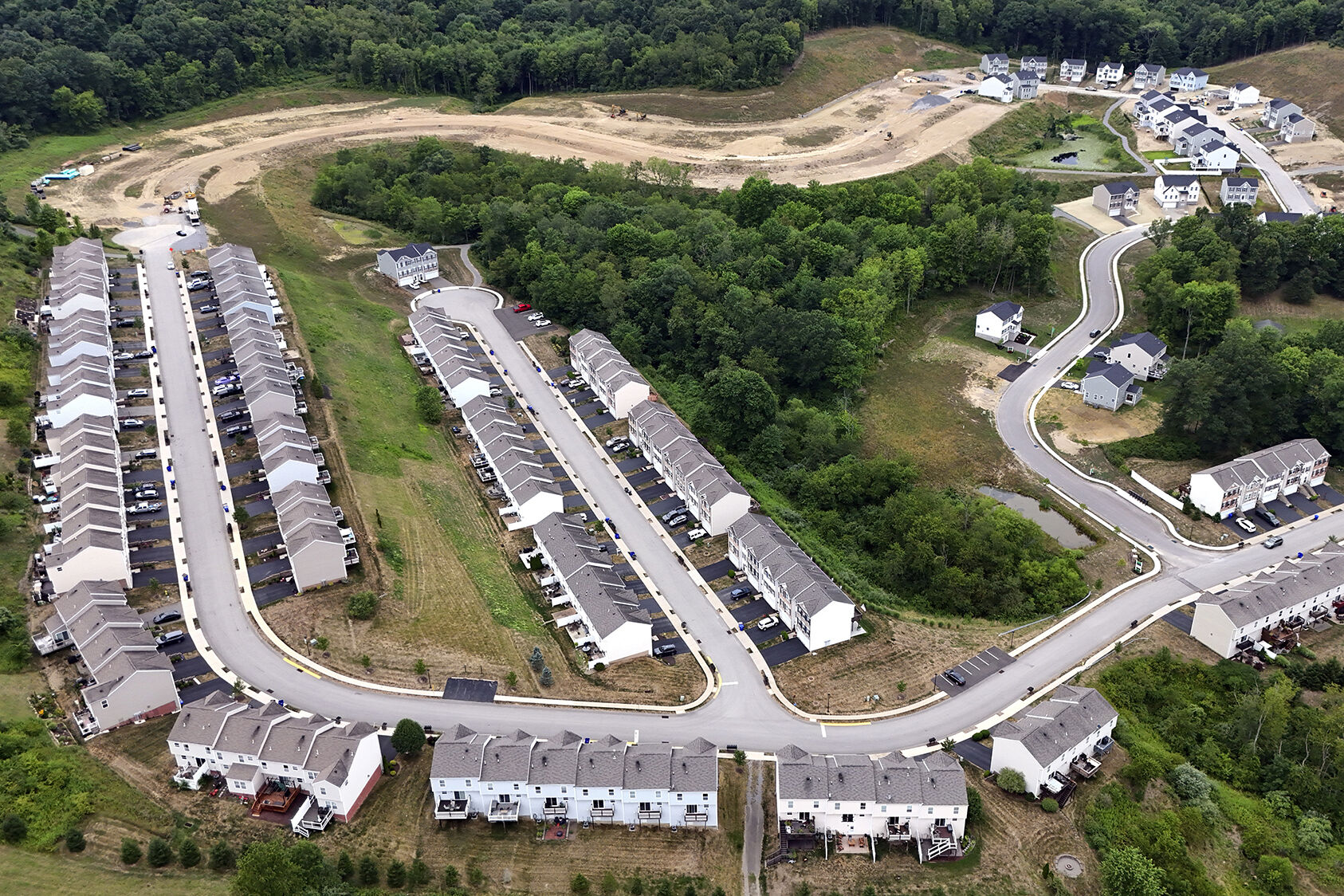 <p>FILE - A housing development in Jackson Township, Pa., is shown on July 11, 2024. (AP Photo/Gene J. Puskar, File)</p>   PHOTO CREDIT: Gene J. Puskar - staff, ASSOCIATED PRESS