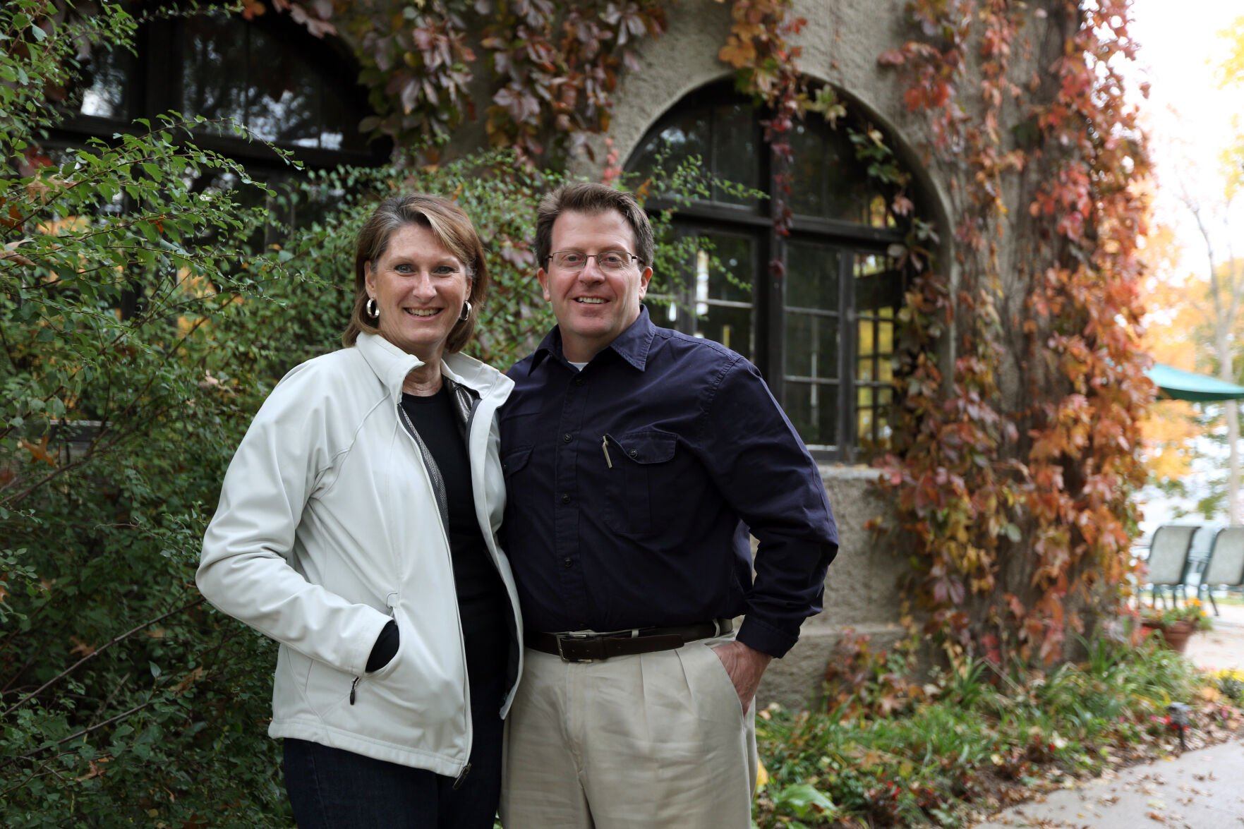 Mary and John Gronen run Gronen, a Dubuque development company.    PHOTO CREDIT: TH file