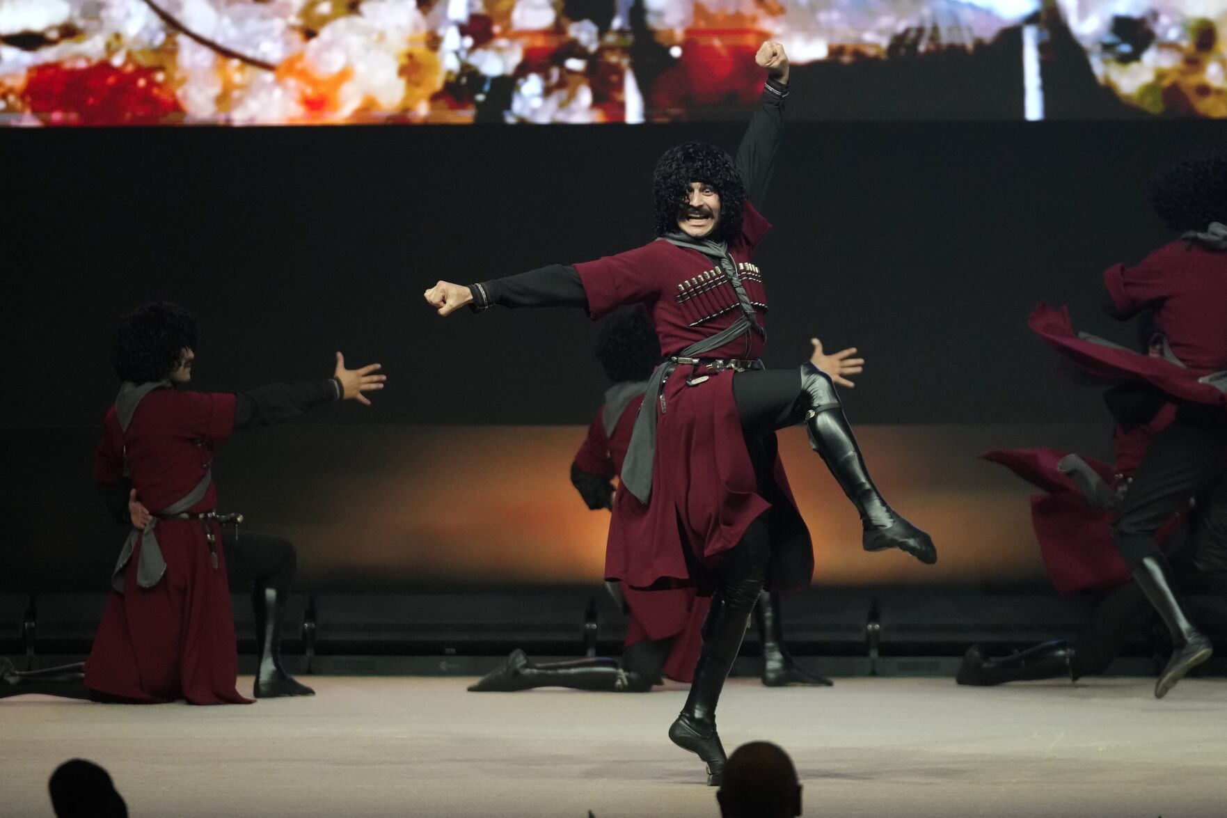 <p>Dancers perform at the COP29 U.N. Climate Summit, Tuesday, Nov. 12, 2024, in Baku, Azerbaijan. (AP Photo/Rafiq Maqbool)</p>   PHOTO CREDIT: Rafiq Maqbool - staff, ASSOCIATED PRESS