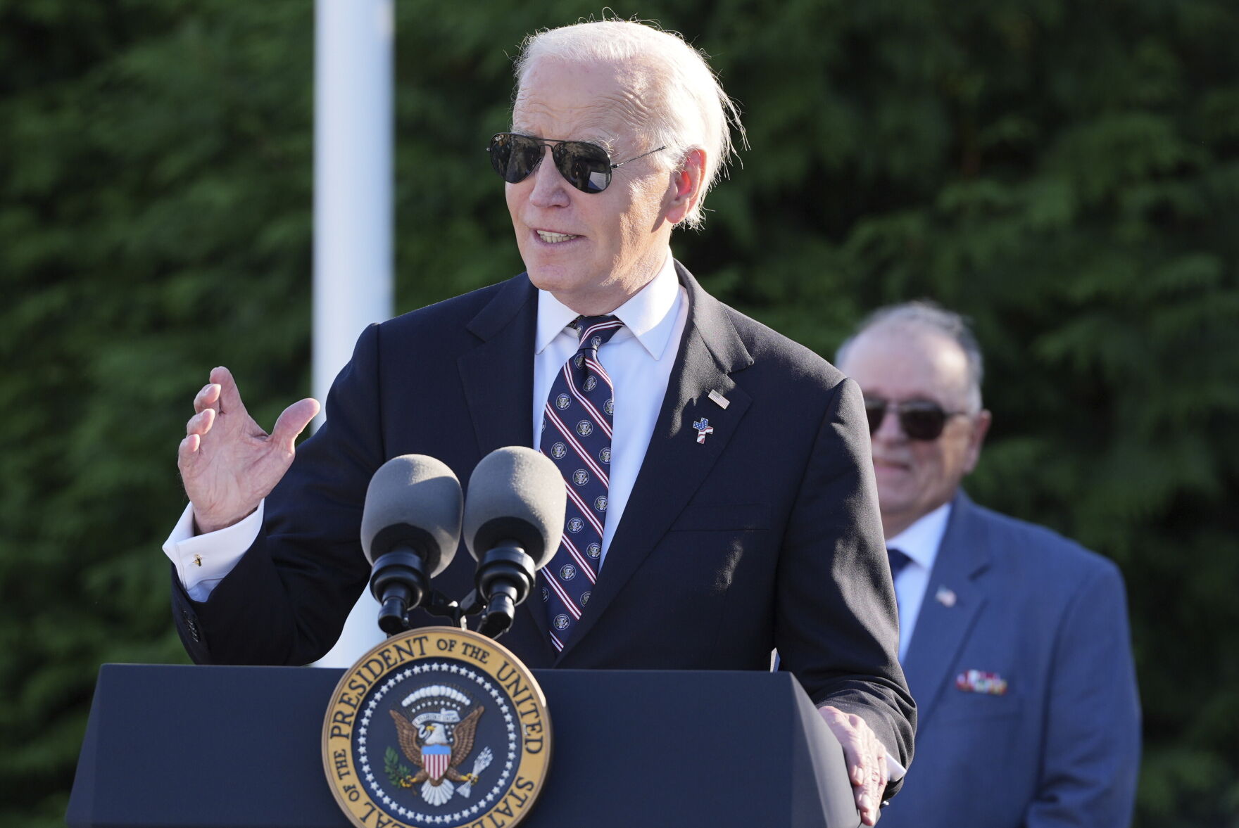 <p>President Joe Biden speaks at Grubb-Worth Mansion, in Claymont, Del., Monday, Nov. 11, 2024. (AP Photo/Jacquelyn Martin)</p>   PHOTO CREDIT: Jacquelyn Martin 