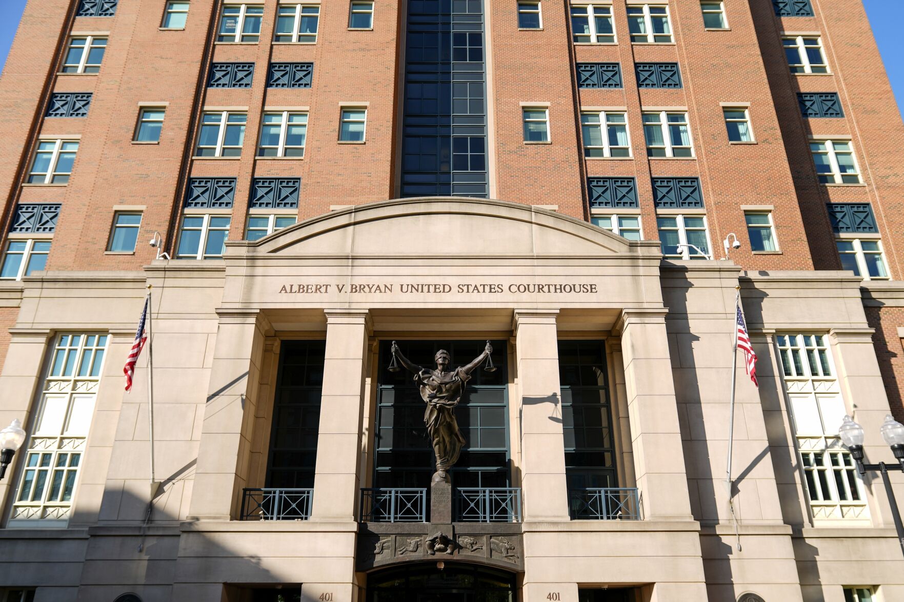 <p>FILE - The U.S. District Court for the Eastern District of Virginia is seen, Sept. 9, 2024, in Alexandria, Va. (AP Photo/Stephanie Scarbrough, File)</p>   PHOTO CREDIT: Stephanie Scarbrough - staff, ASSOCIATED PRESS