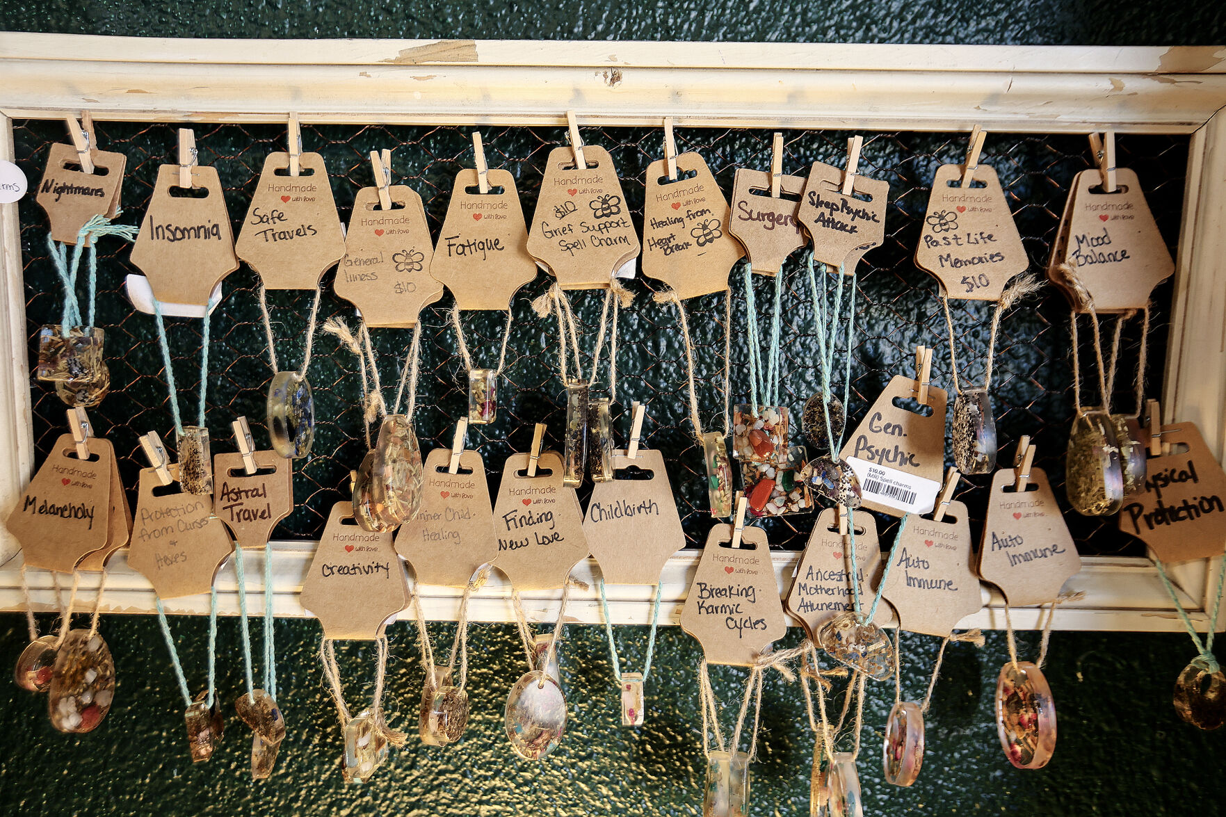 Some of the items inside The Good Witches Cottage located at 1064 Central Avenue in Dubuque on Saturday, Nov. 30, 2024.    PHOTO CREDIT: Dave Kettering