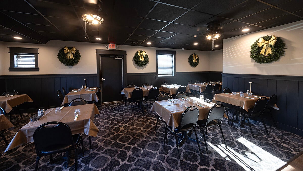 The dining room at Village Bar Supper Club in Kieler, Wis.    PHOTO CREDIT: Stephen Gassman