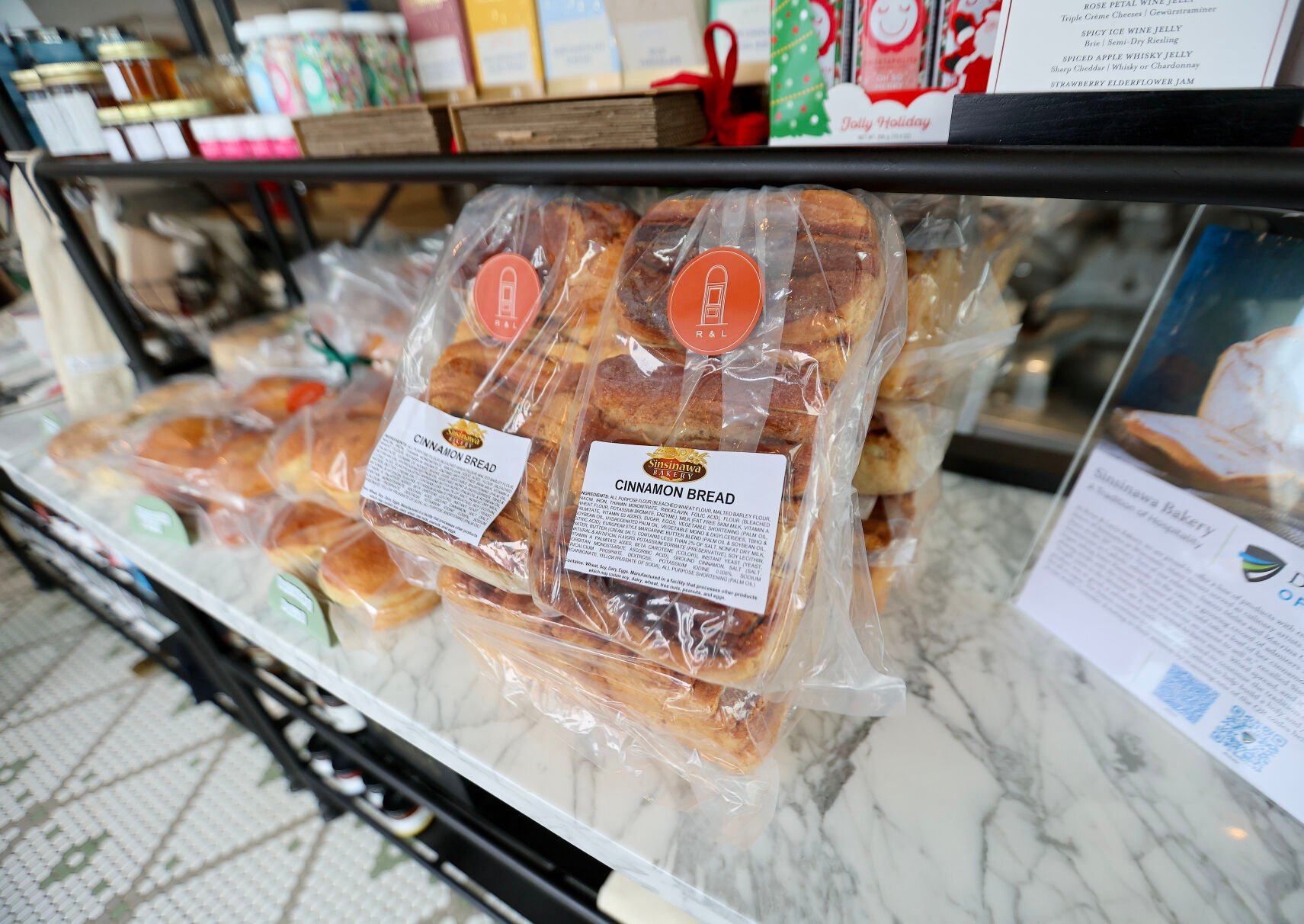 Sinsinawa cinnamon bread is now made at Roux & Lucia bakery located on Bryant Street and Grandview Avenue in Dubuque.    PHOTO CREDIT: Dave Kettering